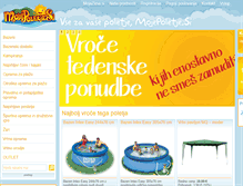 Tablet Screenshot of mojepoletje.si